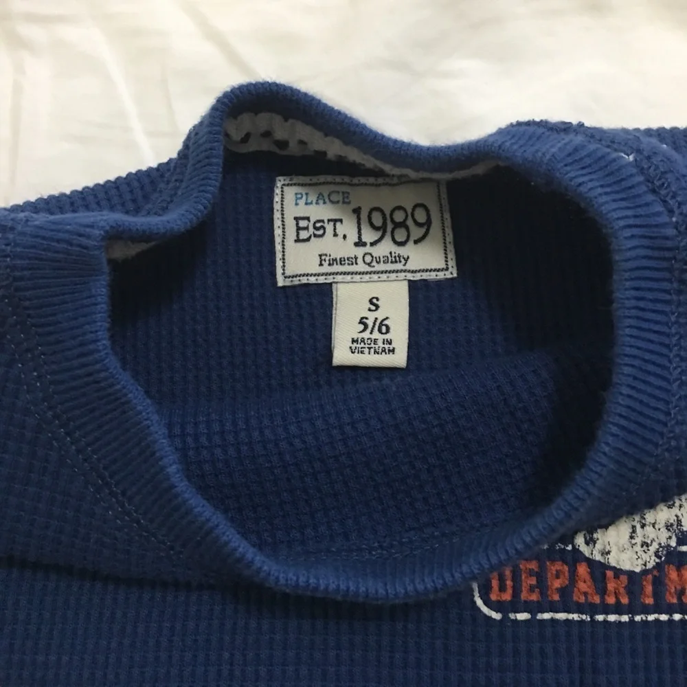 Kids waffle thermal shirt